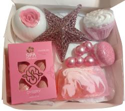 Coffret bain Rose de Noël